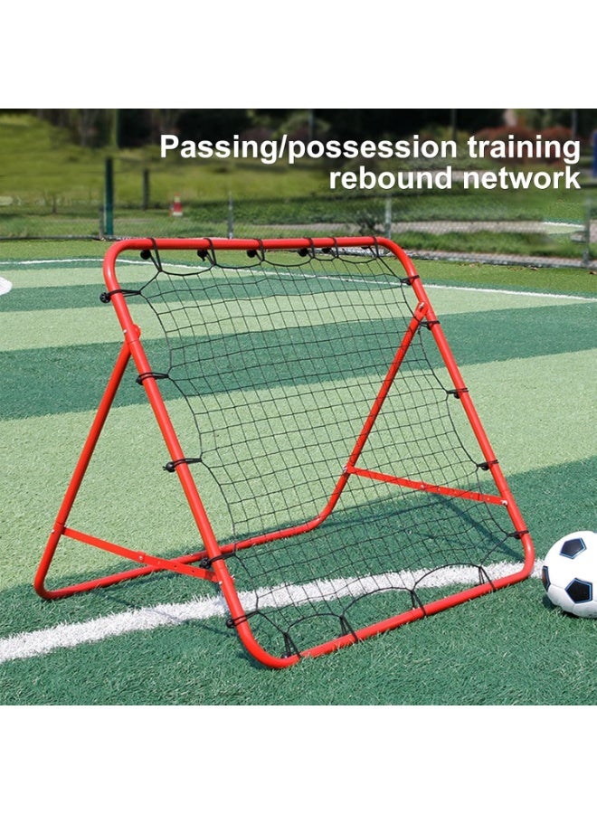 كيو كرة القدم كرة القدم Rebounder الصافية قابلة للطي التدريب Rebounder الهدف الصافية قابلة للتعديل سهلة الإعداد الحديد الإطار كرة القدم ارتداد مرة أخرى لكرة الطائرة كرة السلة البيسبول - Image 4