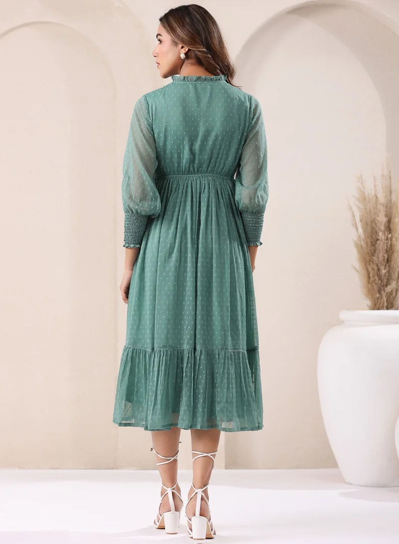kolaba Chiffon Midi Dress