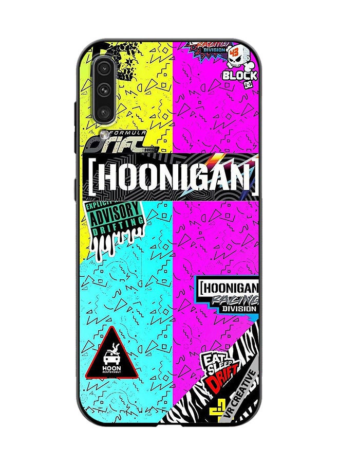 VR CREATIVE Protective Case Cover For Samsung Galaxy A50/A50s Multiple Logo Design  Multicolour - Image 1