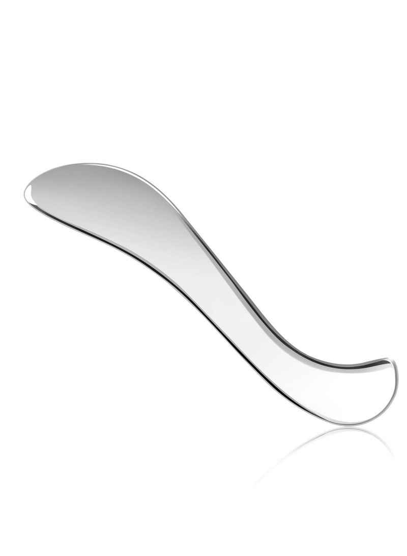 NIBEMINENT Muscle Scraper Tool, Stainless Steel Gua Sha Tool for Soft Tissue Scraping, Upgrade Massage Physical Therapy Stuff, Used Back, Legs, Arms, Neck, Shoulder - Image 1