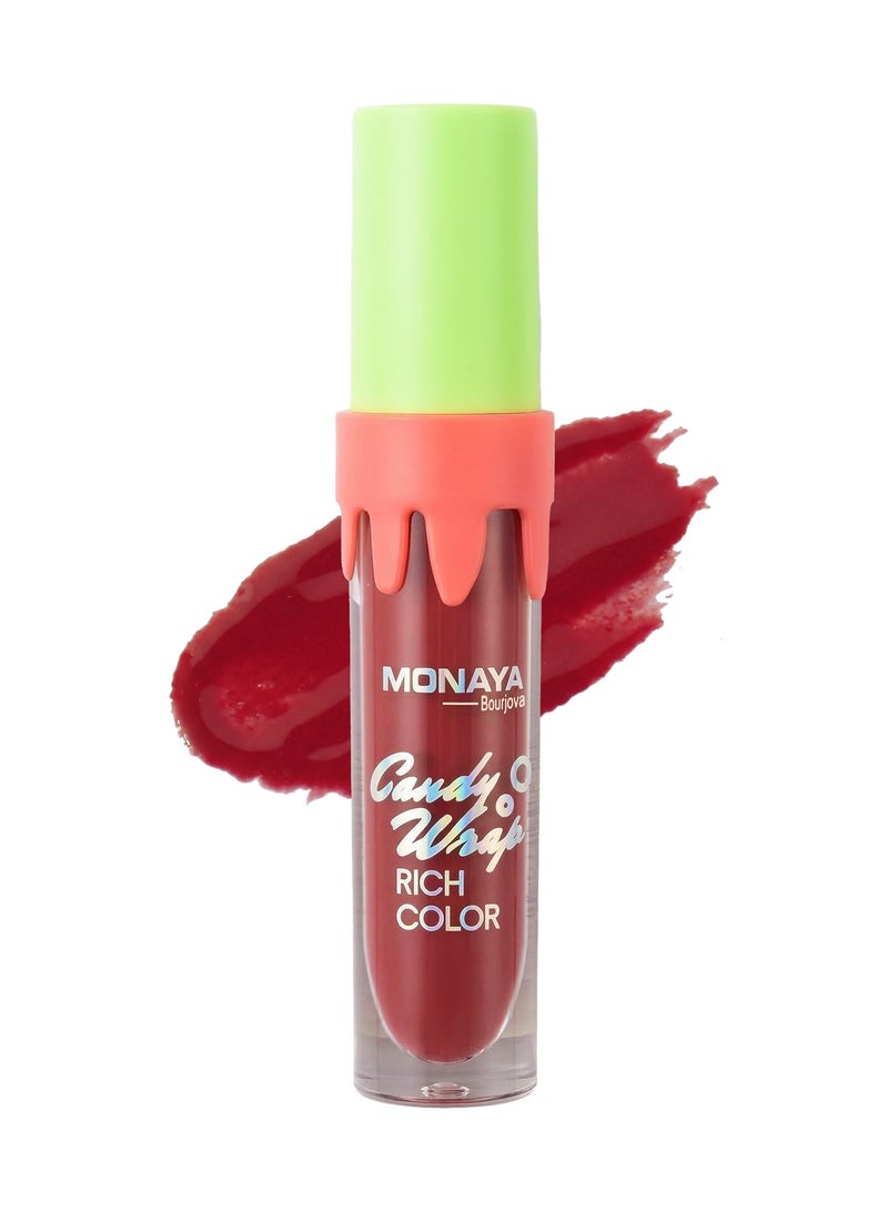 Monaya G021 Candy Warp Rich Color Lip Gloss – Hydrating High Shine Non-Sticky Lip Gloss Set, Long-Lasting Moisturizing Lip Makeup - Image 2