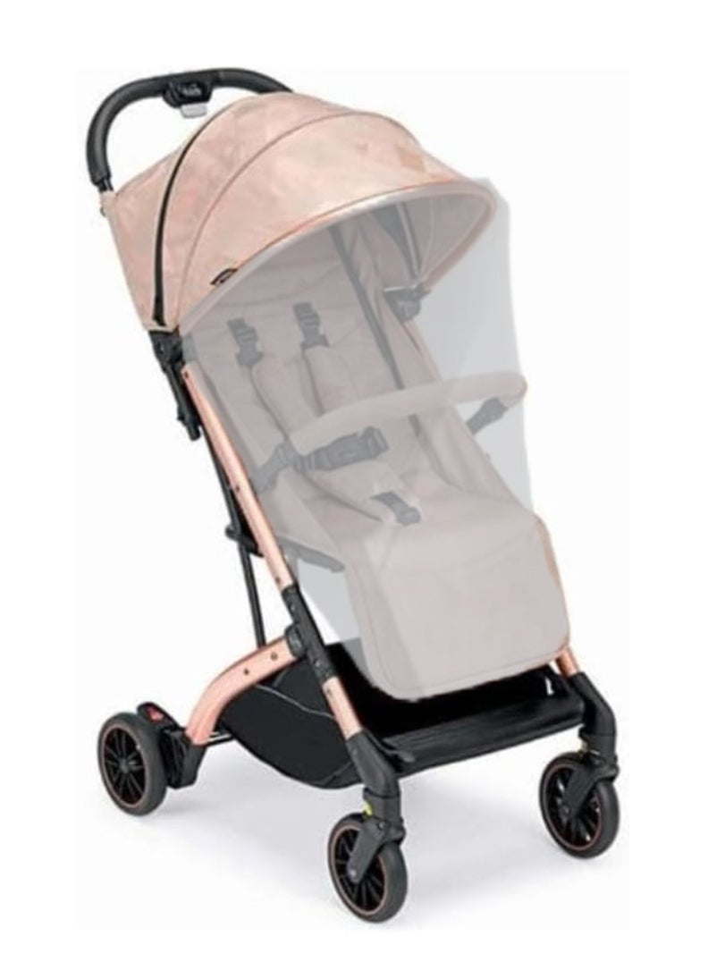 cam - Compass Baby Stroller 198, Pink, From 0 To 4 Years With Aluminium Frame, 5-Point Safety Harness - Image 1