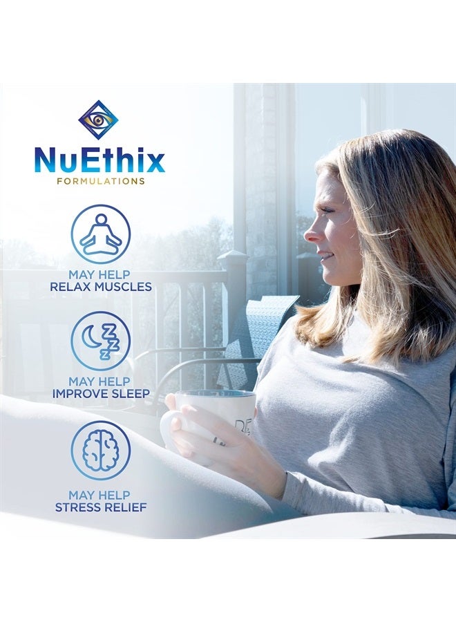 NuEthix Formulations Relax Liposomal Supplement Formula to Support Relaxation, Calm and Better Sleep to End Insomnia, 2 Fluid Ounces, 30 Servings