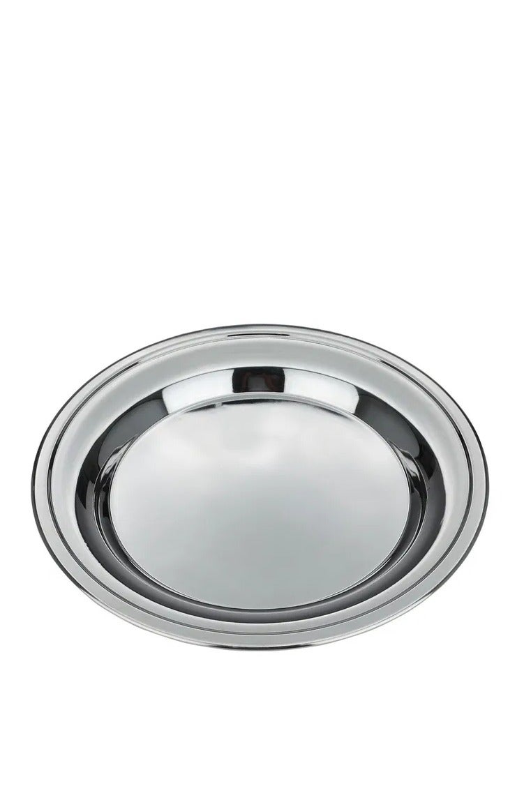 Alsaif Gallery Steel Al Saif Gallery, 40 cm, round - silver