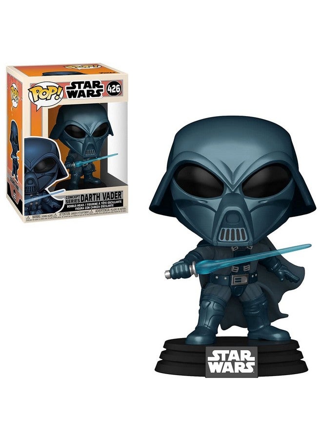Funko Pop Star Wars Ralph Mcquarrie Concept Alternative Darth Vader Funko Pop Vinyl Figure (Bundled With Compatible Pop Box Protector Case) Multicolored 3.75 Inches - Image 2