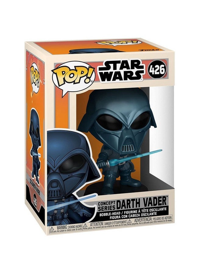 Funko Pop Star Wars Ralph Mcquarrie Concept Alternative Darth Vader Funko Pop Vinyl Figure (Bundled With Compatible Pop Box Protector Case) Multicolored 3.75 Inches - Image 3