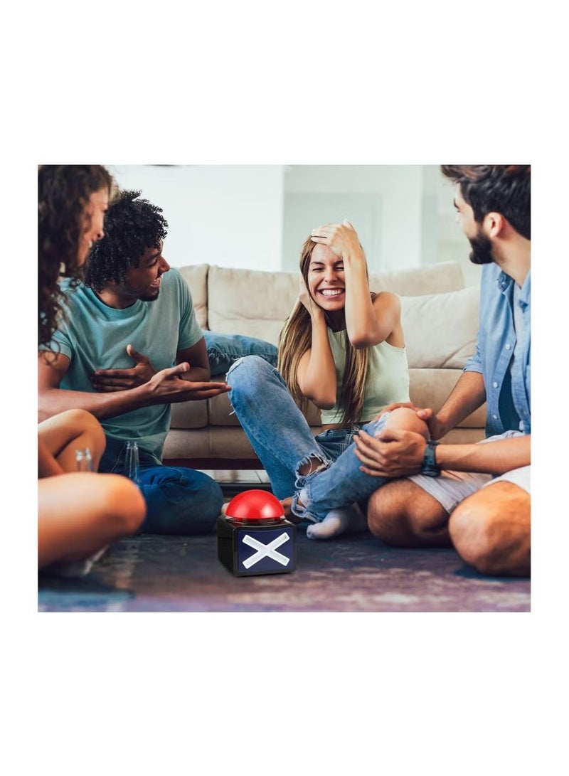 Rally Quiz Button with Sound and Light - Answer Alarm Button with Buzzer for Quizzes and Parties (1 Piece) - Image 4