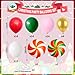 Biapian 60 Pcs Christmas Balloons Set Red Green Pink Gold Balloons 18 Inch Christmas Foil Balloon Pinwheel Pastel Pink Gold White Latex Balloons for Xmas Birthday New Year Party Decorations Indoor Outdoor - Image 4