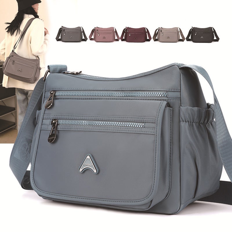 Chibao New Multicolor Nylon Shoulder Bag Multi-Layer Storage Business Commuter Outdoor Leisure Play 6179 - Image 2