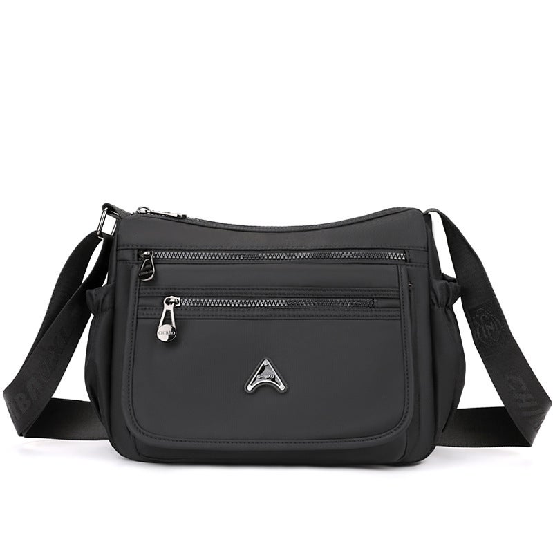 Chibao New Multicolor Nylon Shoulder Bag Multi-Layer Storage Business Commuter Outdoor Leisure Play 6179 - Image 1