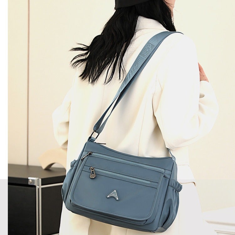 Chibao New Multicolor Nylon Shoulder Bag Multi-Layer Storage Business Commuter Outdoor Leisure Play 6179 - Image 3