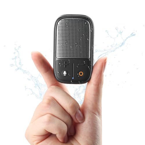 SUPERONE 2025 Upgrade Wearable Bluetooth Speaker with Voice Assistant & Mic, IPX7 Waterproof Clip-on Portable Speaker, TWS Pairing, Up to 30H of Play, Supports Siri/Google/Alexa - Image 1