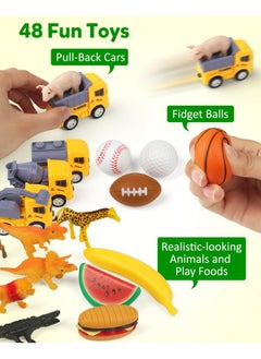Coogam Coogam Sorting Toy for Toddlers, Animals Dinosaurs Fruits Vehicles Foods Fishes Balls Farm Playset, Fine Motor Montessori Game Preschool Educational Learning Gift for Year Old Kids  - Image 3