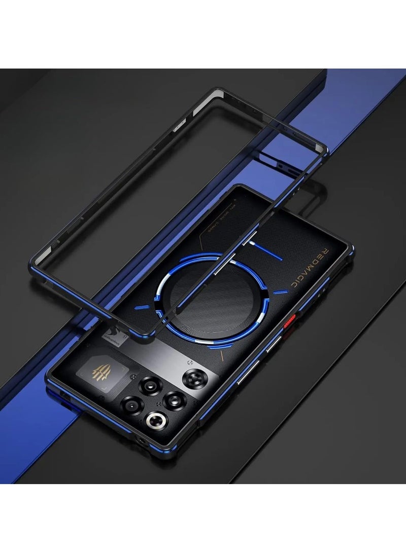 general ZTE Nubia RedMagic 11 Pro/11 Pro+ Protective Case, Aluminum Alloy Metal Frame Shock-Absorbing Bumper Case