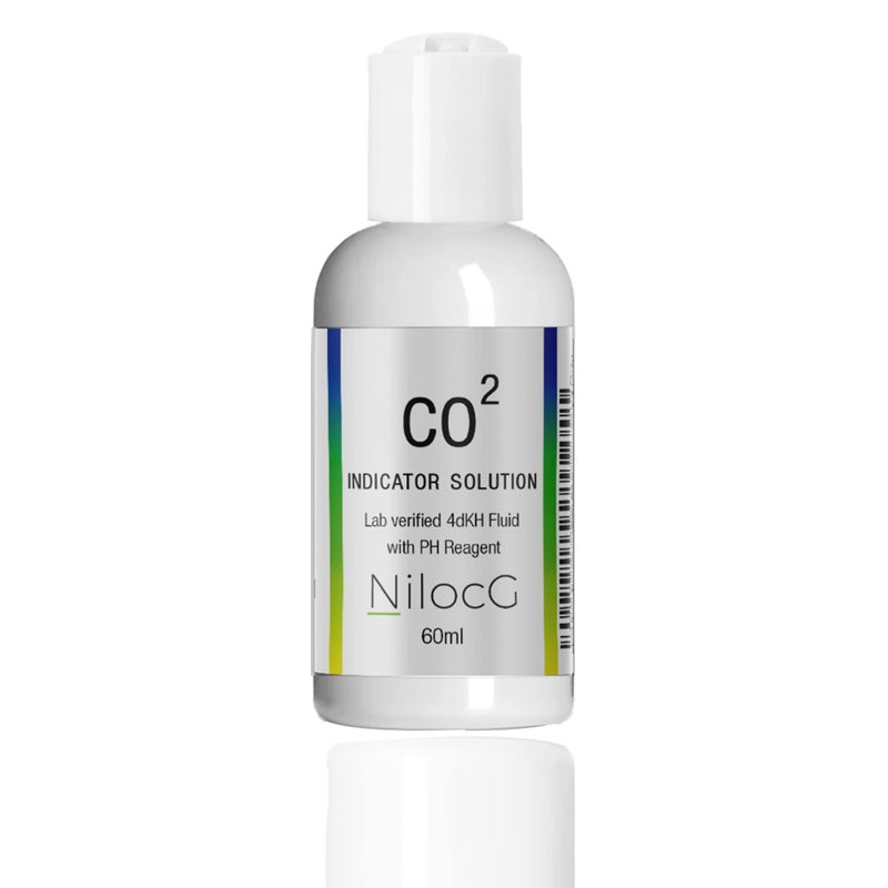 NilocG Aquatics Glass CO2 Drop Checker – CO2 Monitor Kit for Aquarium Tank – Functional and Reliable – Transparent Drop Checker, 4dkh/pH Reagent Solution and Suction Cup - Image 2