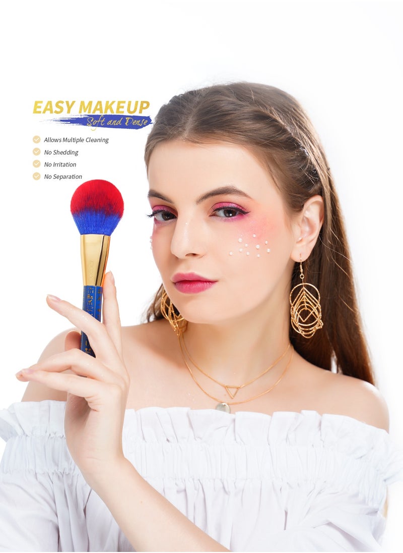 docolor - Makeup Brushes 19Pcs Makeup Brush Set Premium Gift Synthetic Powder Kabuki Foundation Contour Blush Concealer Eye Shadow Blending Liner Make Up Brush Kit, Ancient Egyptian Series - Image 1