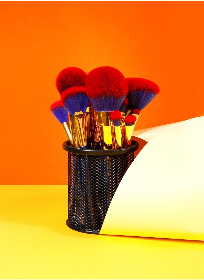 docolor - Makeup Brushes 19Pcs Makeup Brush Set Premium Gift Synthetic Powder Kabuki Foundation Contour Blush Concealer Eye Shadow Blending Liner Make Up Brush Kit, Ancient Egyptian Series - Image 1
