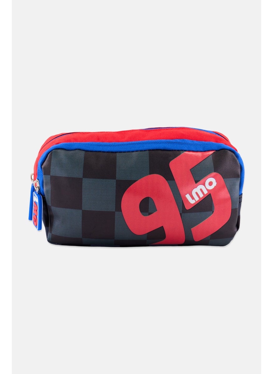 Disney Pixar Kids Boy Brand Logo Pencil Case 1 H x 24 L x 2 W cm, Red Combo  - Image 1