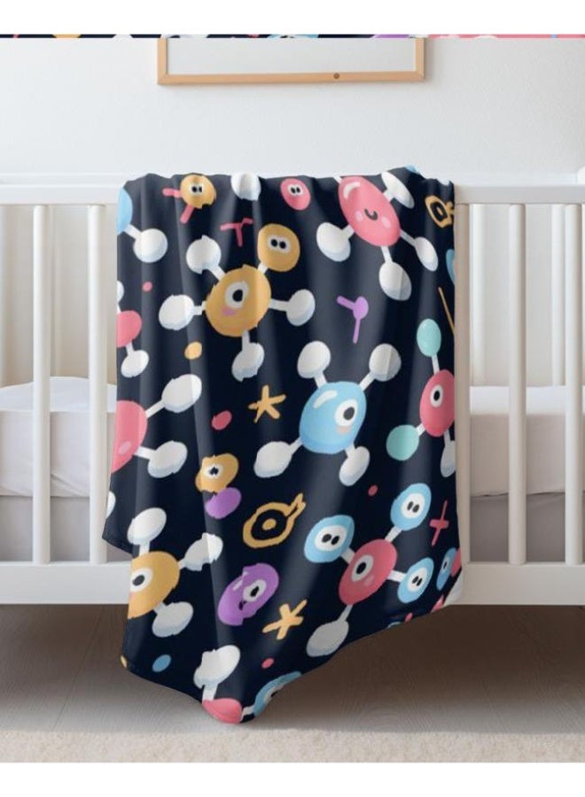 general Baby and children's cartoon flannel thin blanket (warm and comfortable, suitable for sleep, game use) 70cm*100cm - Image 2