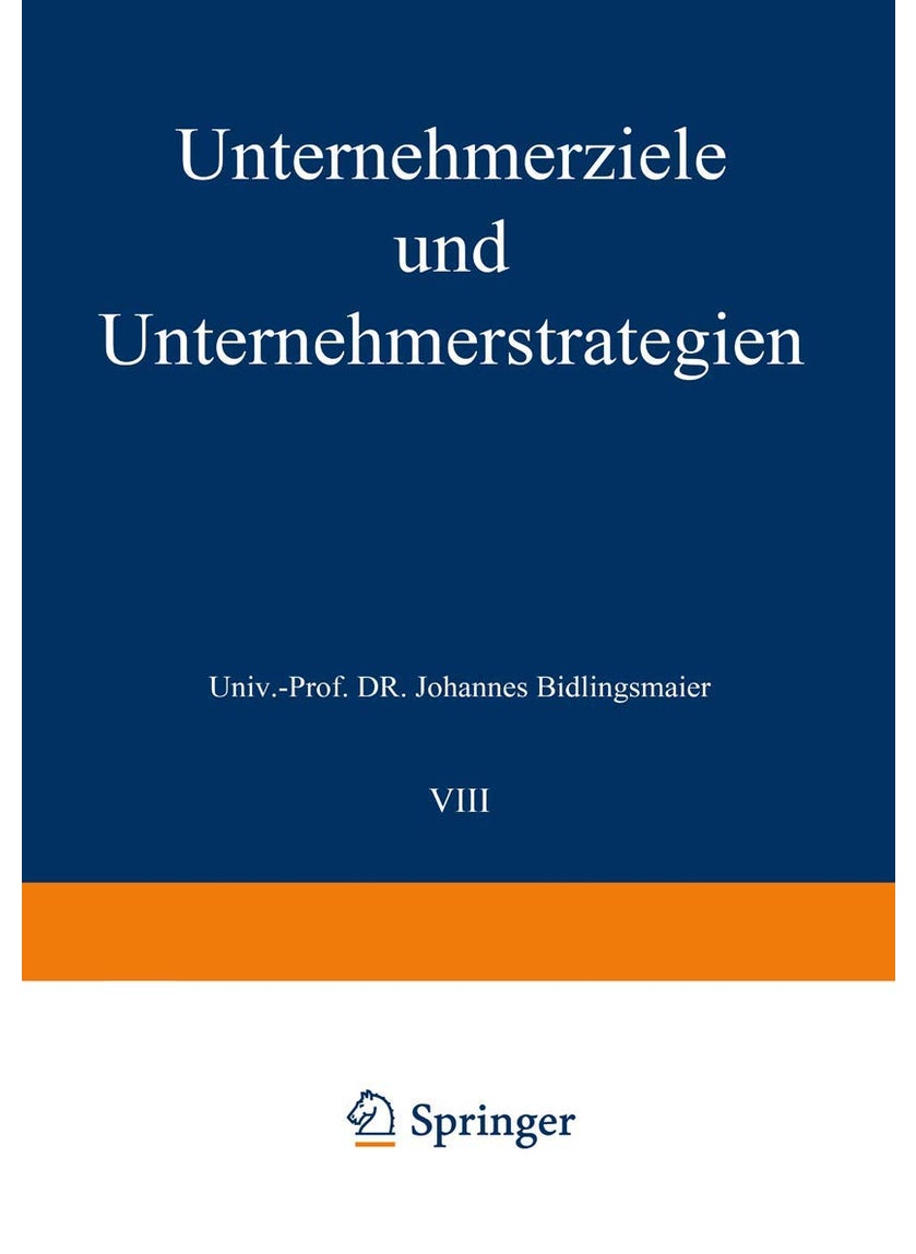 Unternehmerziele und Unternehmerstrategien 