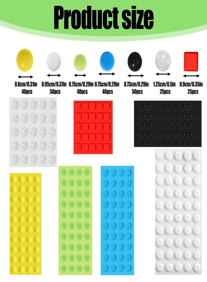 Yolev 260PCS Bump Dots for Visually Impaired, Assorted Styles Braille Stickers, Low Vision Aids Adhesive Tactile Stickers for Blind and Elderly - Image 2