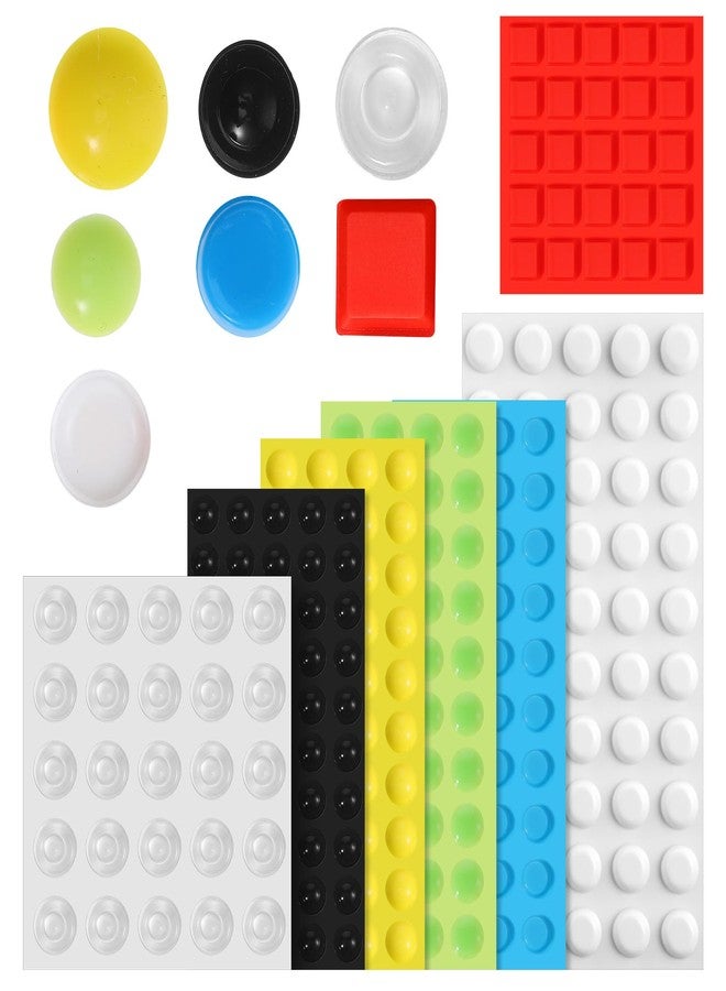 Yolev 260PCS Bump Dots for Visually Impaired, Assorted Styles Braille Stickers, Low Vision Aids Adhesive Tactile Stickers for Blind and Elderly - Image 1