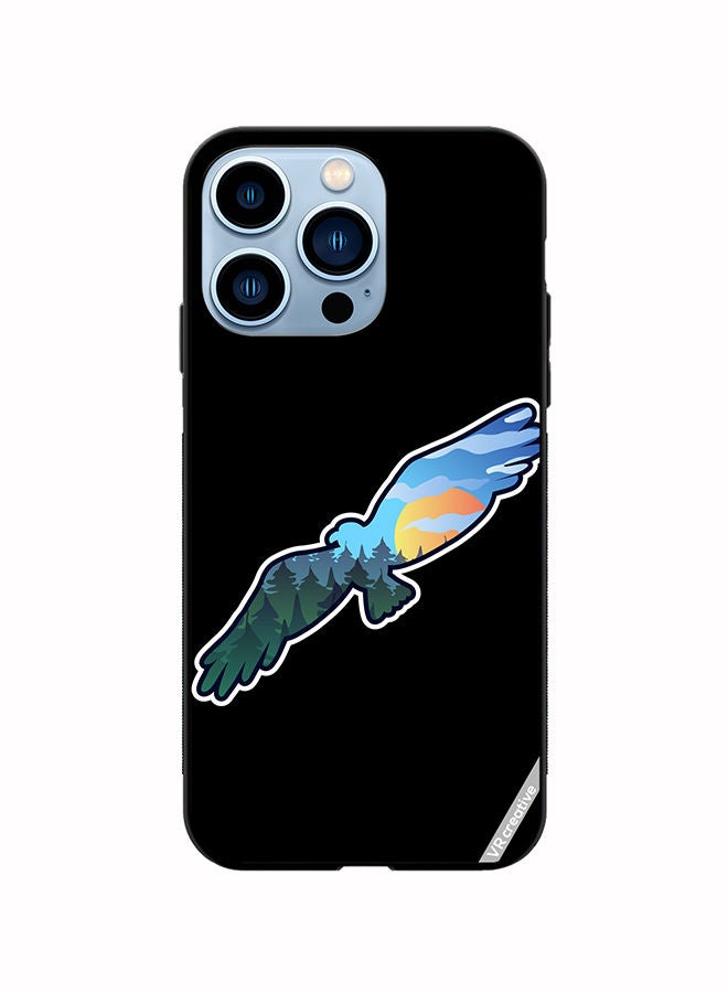 VR CREATIVE Protective Case Cover For Apple iPhone 14 Pro Wild Eagle Design Multicolour - Image 1