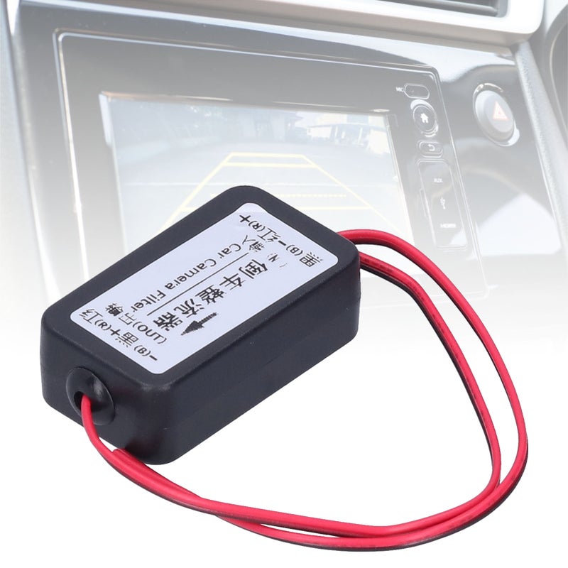 12V Backup Camera Rectifier Power Relay Capacitor Filter Anti Interference for Rear View - Image 4
