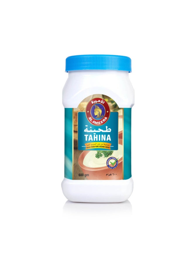 AL AMEERA Premium Tahina 600g Jar | 100% Pure Sesame Paste | Smooth & Creamy - Image 1