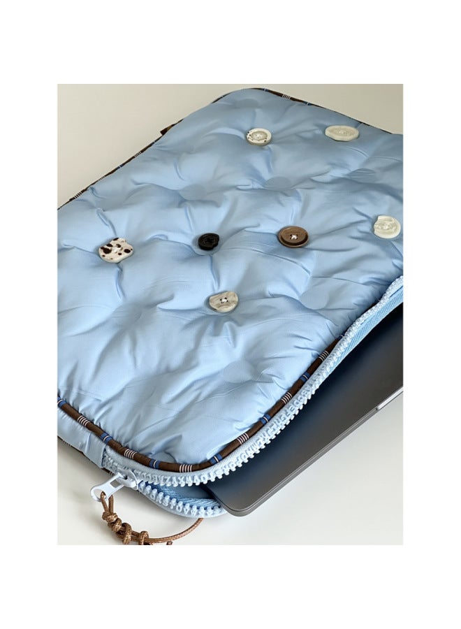 Cute Cotton-filled Pillow Laptop Liner Bag 14-inch Protective Case Lenovo 15-inch Computer Bag-Color:15.6/16-inch - Image 2