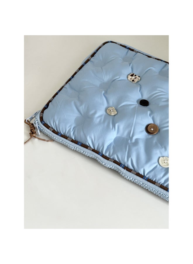 Cute Cotton-filled Pillow Laptop Liner Bag 14-inch Protective Case Lenovo 15-inch Computer Bag-Color:15.6/16-inch - Image 3