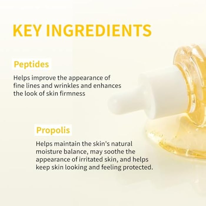 NIDA Peptide Propolis Renewal Serum | Peptide Complex, Propolis Extract, Adenosine | Youthful Look, Wrinkles, Fine Lines, Pore & Sebum Care | 1.69 fl.oz., 50ml - Image 4