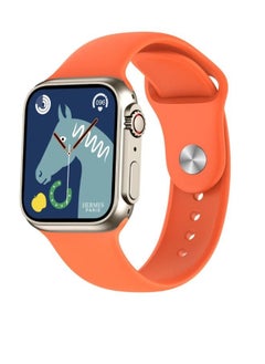 Generic S8 Ultra Smartwatch Series 8 I S8 4 Small Game Dual Straps Ultra Smart Watch Orange 