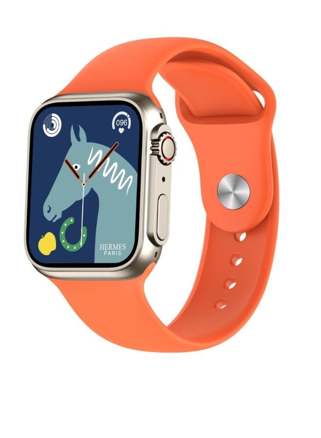 S8 Ultra Smartwatch Series 8 I S8 4 Small Game Dual Straps Ultra Smart Watch Orange