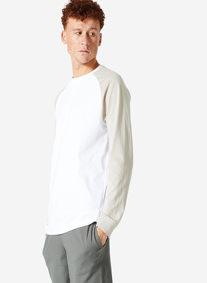 DECATHLON Men's Long-Sleeved Fitness T-Shirt 520 - / - Image 1