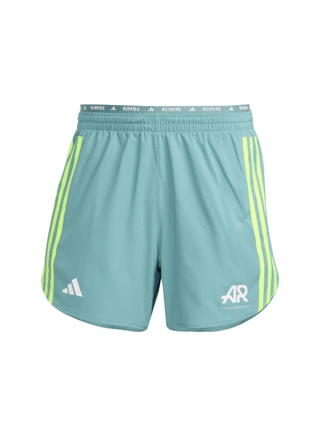 adidas Otr Ar Short M Turquoise Running Shorts For Men XS 7"