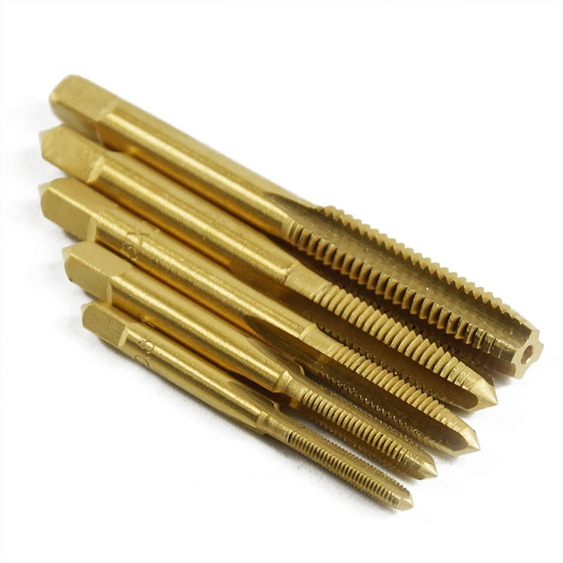 5pcs HSS Metric Plug Hand Tapper Set Screw Thread Tap Drill Bit M3 M4 M5 M6 M8 For Machine Tools - Image 3