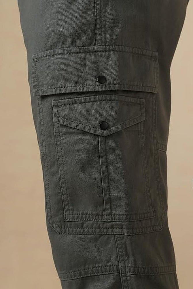 fyltr Men's Utility Cargo Trouser - 100% Cotton | Regular Fit  | Pants for Men | Trousers for Men - Image 4