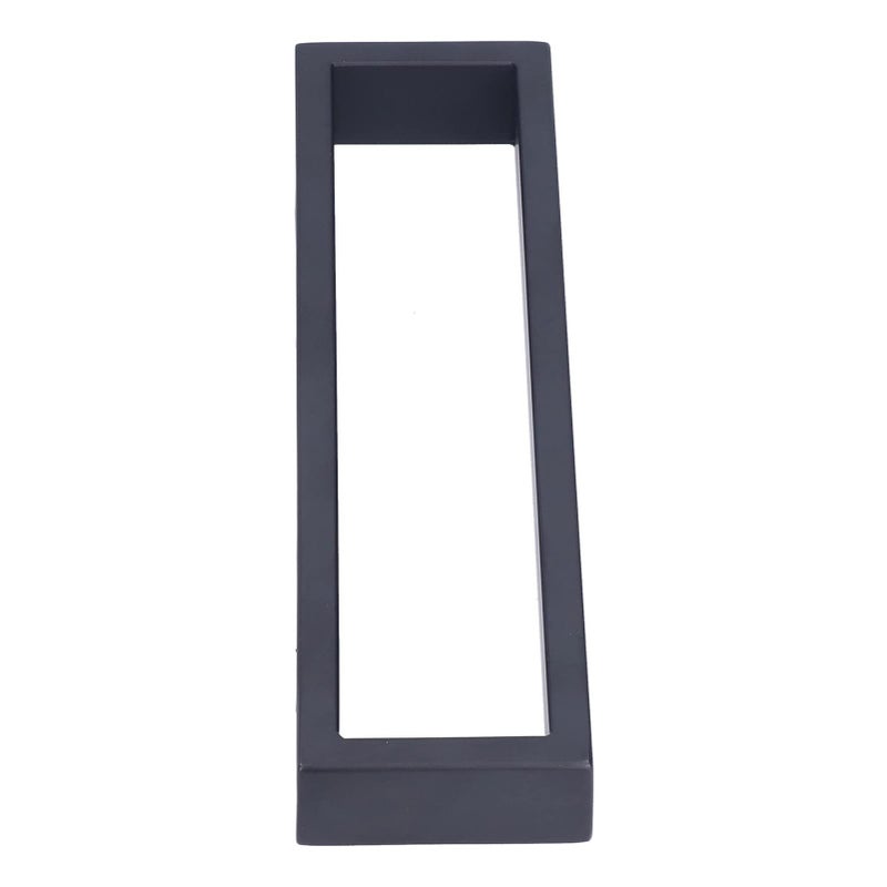 Wall Mounted Stainless Steel Towel Rack Heavy Duty Brushed Finish Matte Black 26x7x3cm - Image 5