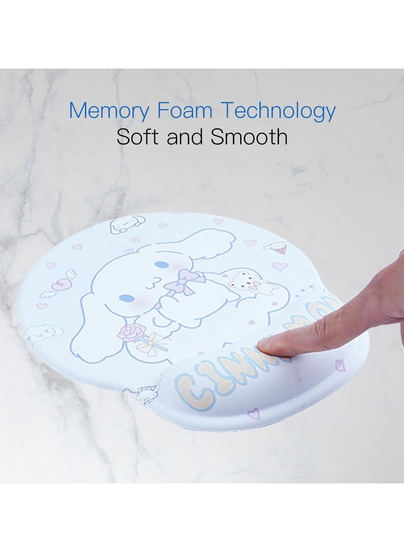 General Cute cinnamoroll mouse pad with wrist rest support, anime desktop accessories, office supplies, ergonomic desk laptop mouse pads  - Image 5