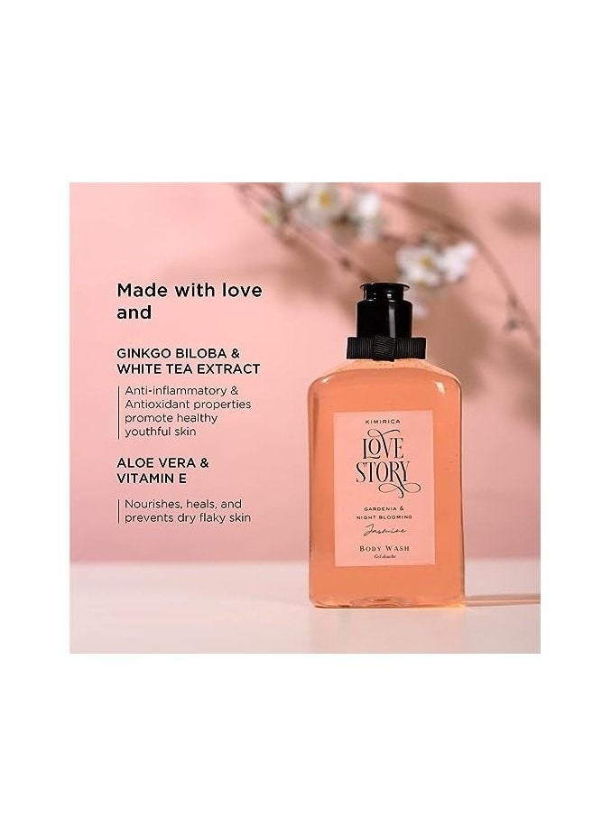 KIMIRICA - Kimirica Love Story Summer Body wash Gentle Exfoliating Shower Gel - Image 1