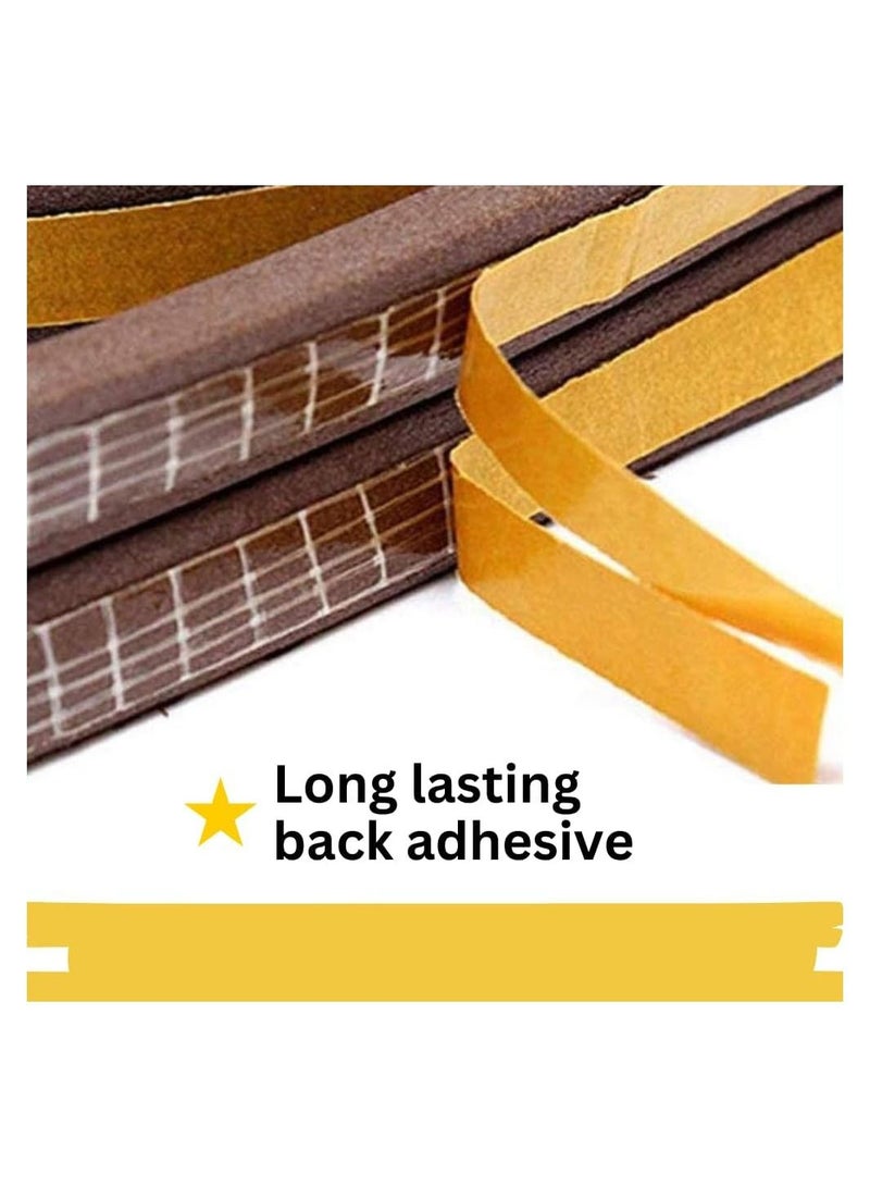 TEGRILO Weather Stripping Door Seal Strip Door Weather Stripping Door Seal Strip D Type for Doors and Windows, Exterior Door Weather Stripping Soundproofing - Image 4