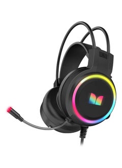 Monster Monster RGB Gaming Headset - Stereo Surround Sound - 50MM Drivers - Built-In Volume Control - Connect with 3.5mm X2 & USB For Lighting | For PC  - Image 1