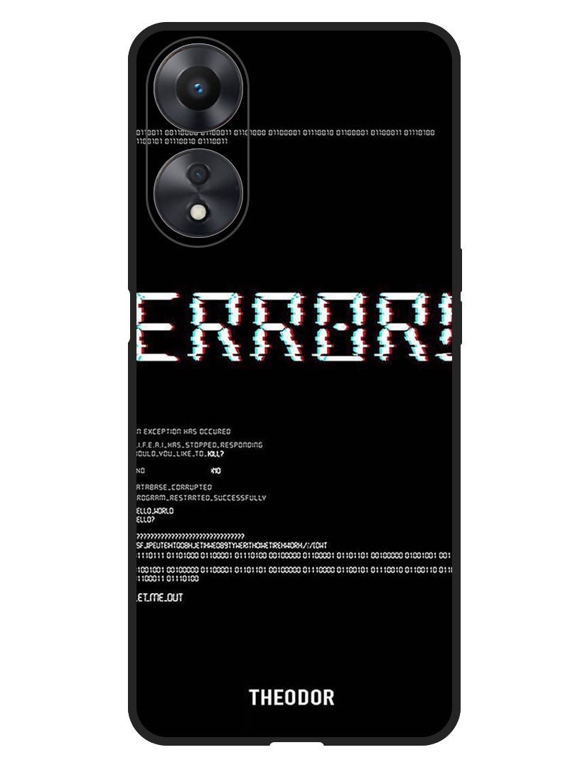 Theodor Protective Case Anti Scratch Shock Proof Bumper Cover For Oppo A98 Error - Image 1