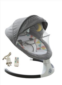Baby Durable Electric Portable Rocking Bouncer Chair With Mosquito Nets/Pillows/Hanging Toys For Children