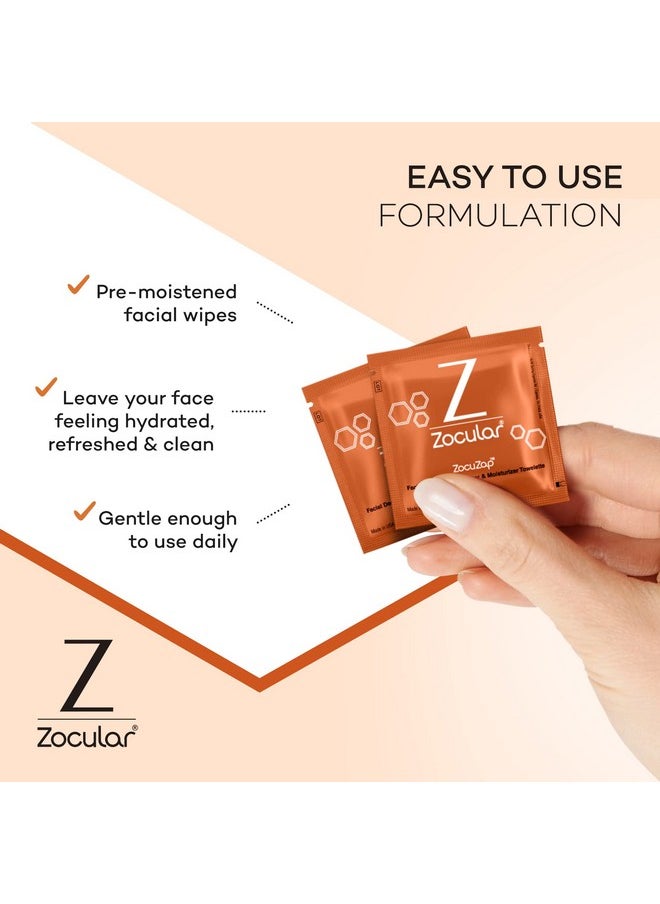 Zocular - Zocuzap Facial Wipes Moisturizing Acne Wipes For Women And Men For Breakouts Sensitive Skin And Oily Skin 30 Ct - Image 1