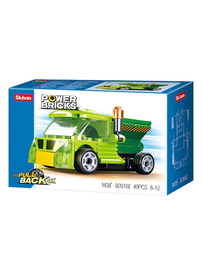 Sluban Sluban - Power Bricks Mixed Vehicles Dump Truck Model 49 Pieces - M38-B0916E  - Image 1