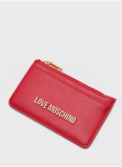 Love Moschino Logo Detailed Zip Over Wallet  - Image 4