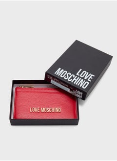 Love Moschino Logo Detailed Zip Over Wallet  - Image 5