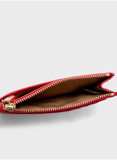 Love Moschino Logo Detailed Zip Over Wallet  - Image 2